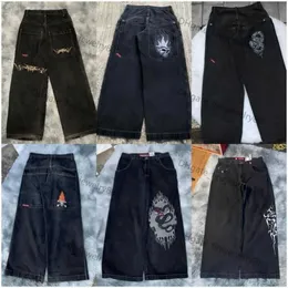 Men's Jeans JNCO Baggy Hip Hop Rock Embroidery Pattern Men Women 2023 Fashion Streetwear Retro Harajuku High Waist Wide Leg s1