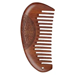 Classic handmade wooden beard comb custom beard comb wooden hair comb 240104