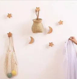 Ganci Appendiabiti da parete creativi moderni per appendere la chiave a stella in legno decorativa per la cameretta dei bambini