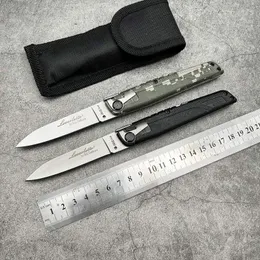 Couteau de fait de la mafia italienne Équipement tactique militaire 8CR13MOV Acier Survie en plein air Randonnée Camping Chasse Peeling Edc Défense Cambat Couteaux pliants de poche