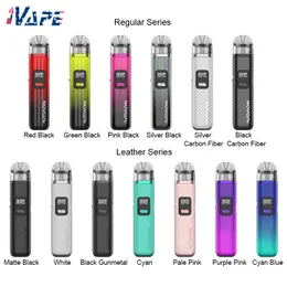 Smok Novo Po Pod Kit 1300mah 배터리 30W 출력 듀얼/자동 드로우 모드 0.42 ''OLED 화면 3ML 측면 채우기 Novo 시리즈와 호환됩니다.