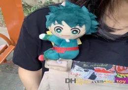13CM My Hero Academia Stuffed Plush Toy Clip on to backpack straps Midoriya Izuku bakugou katsuki Todoroki So7906463