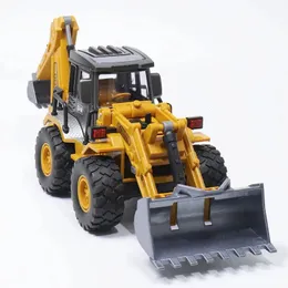 Auto Diecast Model car 2in1 Ingegneria Diecast Set Giocattoli per ragazzi Trattore in lega Escavatore Bulldozer Bambini Camion Bambini Diecast Farm Ve