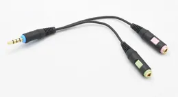 Conectores Cabos de áudio Connectores Sennheiser Combo Audio Adapter (fêmea dupla de 3,5 mm / masculino de 3,5 mm) (504518)