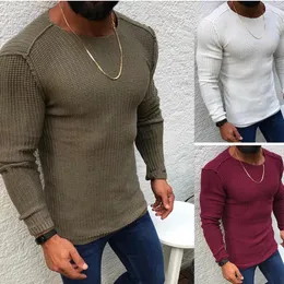 Maglione da uomo Nuovo prodotto Autunno/Inverno Slim Fit Maniche lunghe Girocollo Disegnato in maglia Moda uomo 240104