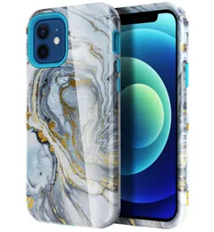 Kompatybilny z iPhone 12 Pro Max 67 cali skrzynki błyszczące marmurowy wzór kobiet dla kobiet mężczyzn szorstki szczupły błyszczący miękki tpu H7675284