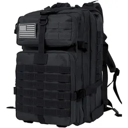 Qt qy 50l homem mochilas táticas militares sacos de viagem do exército ao ar livre 3p pacote assalto edc molle para trekking caça saco 240104