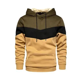 Spring Autumn Men's Hoodies Color Rands Slim Hooded Sweatshirts Mens Coats Male Casual Sportswear Streetwear Drop 240104