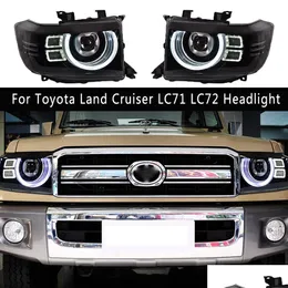 LED أثناء النهار تشغيل DRL Light Dynamic Streamer Signal for Land Cruiser LC71 LC72 LC70 LC79 LC73 LC74 ANDERSBLY ASSEMBLY DROP DE DHQAG