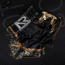 Satin Muay Thai Shorts Kids Men Women Mma Kick Boxing Shorts Quick Dry Kickboxing Fight Pants Sanda Combat Grappling Fightwear 240104