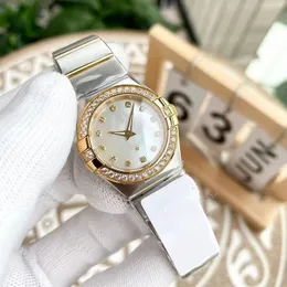 Роскошные женские часы, дизайнерские часы с бриллиантами, 28 мм, кварцевые часы, модные часы из нержавеющей стали 904L, женские часы montre de luxe