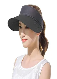 Letnie czapki dla kobiet szerokie brzegi z Bow Sun Hat for Beach Outdoor Straw Hat Kobiet tenisowy Visor Chapeu Feminino Toca 20199214004