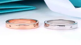 Anelli d'oro Original Lovers Love Rose Ring platino Per anelli regalo per ragazzi e ragazze per gli innamorati Y97323j2309057