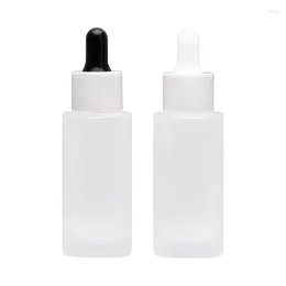 Storage Bottles 50Pcs 30ml Glass Essential Oil Dropper Reagent Drop Eye Liquid Pipette Bottle