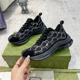 Designer Sneakers Daddy Shoes Mesh rhinestones Elements cotton Velvet Fabric panda Sneakers Color-blocking Casual Shoes