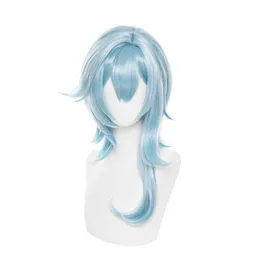 Eula Cosplay Wig Anime Genshin Impact Costume Women暑さ耐性合成髪Wigs2813048