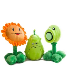 30cm Plants vs Zombies Plush Toys Pea Melon Plants vs.Zombies Figures Stuffed Plush Doll Children Birthday Gifts7293130