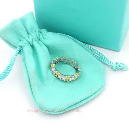 Tiffanylm 반지 디자이너 반지 사랑 반지를위한 여자 골드 다이아몬드 반지 감정 정서적 반지를위한 미세 약혼 반지 공장 상점 친구 선물 pcmz