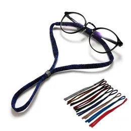 Antyplip okulary okulary 10 kolorów okulary smyczy unisex na zewnątrz sportowe okulary przeciwsłoneczne paski kobiety 240103