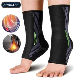 Бандаж на лодыжку, компрессионные поддерживающие рукава, эластичные дышащие для мужчин и женщин, восстановление после травм, боли в суставах, спортивные баскетбольные носки для ног 240104