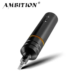 Ambition Sol Nova Sınırsız Kablosuz Dövme Kalem Makinesi 4mm Dövme Sanatçısı Vücut Sanatı 240103