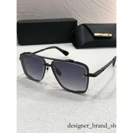 Dita Occhiali da sole Dita di design originale di alta qualità per occhiali da sole da uomo Uomo Occhiali da vista alla moda retrò di marca Fashion Design 919