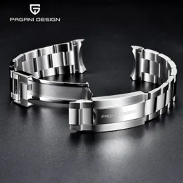 Pagani design escritório original pd1661 pd1662 pd1651 relógio 316l inoxidável pulseira de aço jubileu largura 20mm comprimento 220mm 240104