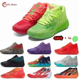 LaMelo Ball Mb.01 Rick And Morty NBAS Shoes 14 Colors Basketball Shoes Queen City Running Shoes Sports Shoes Fitness Shoes