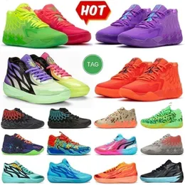 Ball Lamelo 1 Mb.01 02 03 Tênis de basquete Rick e Rock Ridge Red Queen City Not From Here Lo Ufo Buzz City Black Mens Trainers Sports Sneakers Us 7-12