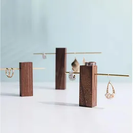 Bracelets Wooden and Metal Earring Holders Bracelet Stand for Jewelry Necklace Holders Jewelery Organizer Jewellery Display Case Hanging