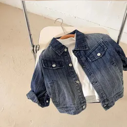 Jackor Children's Denim Jacket 2024 Spring Color Changing For Boys and Girls Baby Short Top