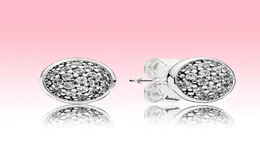 CZ Diamond Pave Stud Earring Women Mens 925 Silver Fashion Jewelry Summer Earrings Sets7235880
