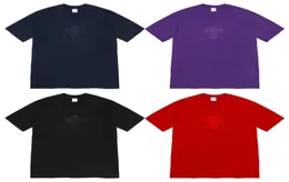 Mode T-shirt Croix boîte Lettre Motif Imprimé Manches Courtes Casual Populaire Simple Marque Vêtements Camouflage Hommes Femme Tees3563845