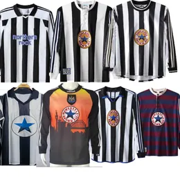 Manga comprida Novo castelo camisas de futebol NUFC SHEARER Retro HAMANN SHEARER PINAS UNITED OWEN camisas de futebol clássicas Ginola 05 95 97 99 00 2003 2004 2005 1995 1998 1997