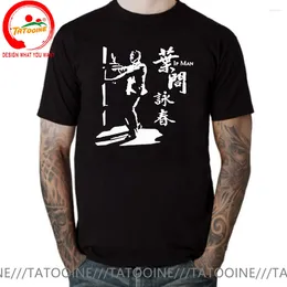 Homens Camisetas IP MAN GRANDE MESTRE WING CHUN DONNIE YEN Camisa Homens T-shirt Chinês Moda Moda Internacional Camiseta