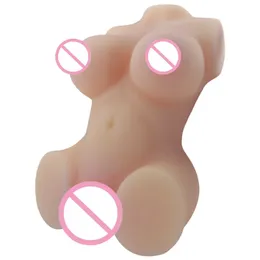Dockor Toys Sex Massager Masturbator för män Kvinnor Vaginal Automatisk sugande silikon Artificiell vagina realista Pocket Pussy Man Erotic Adult Game Shop