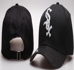 Nova marca projetando chapéus brancos Sox homens mulheres bonés de beisebol snapback cores sólidas osso de algodão estilos europeus americanos moda hat4947964