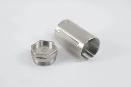 Titanium alloy pipe L:8'',OD:1.45'',1.375 threads DD