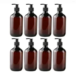 Flüssigseifenspender 500 ml PET-Badezimmerflasche Nachfüllbarer Behälter Hand mit Gel-Shampoo-Lotion-Pumpe Duschzubehör