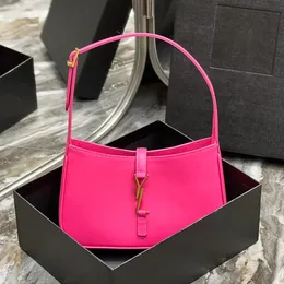 Designer femminile Le 5 A 7 Cleo Spalla Borsa di lusso Ys-Loulou Poccetta frizione ascondi borsetti per uomo borsette trasversali in pelle coccodrillo nero sacchetti