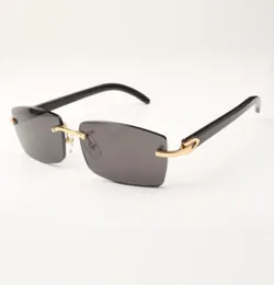 Les lunettes de soleil Buffs 3524012 sont livrées avec un nouveau matériel C plat avec des pattes en corne de buffle noire pure6064683