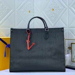 Модельерская сумка-тоут большой емкости ONTHEGO женские сумки кошелек кожаный через плечо 5А высококачественная сумка через плечо для покупок женская модная сумка M44571