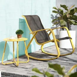 Placas decorativas estilo nórdico varanda jardim cadeira de balanço à prova dwaterproof água protetor solar lazer preguiçoso luz luxo simples ao ar livre