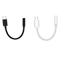 USBタイプC 3.5ジャックイヤホンアダプターUSB Cから3.5mmヘッドフォンAUXオーディオアダプターSAMSUNG HUAWEI P30 XIAOMI REDMI MI 10 9イヤホンコンバーター