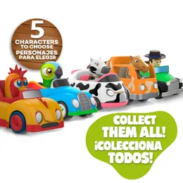 La Granja de Zenon Children's Toy Carskawaii Animal Model Toy Vehicles inertia Toy Cars for Boys and Girls 240103