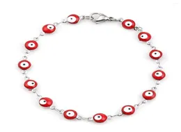 Bracelets de charme Beauul 304 en acier inoxydable pour femmes oeil turc multicolore mauvais émail bijoux cadeaux attelle 1 pièce 1353300