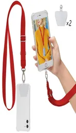 Mobiltelefonband charms universal mobil rem justerbar nylon nacksladd lanyard för smartphone avtagbar easyinstall säkerhet2174459