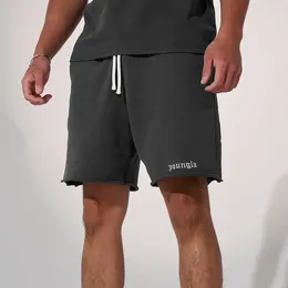 Herr shorts joggar gym sport fitness bomull casual ya sommar utomhus löpning basket träning byxor strand