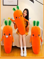 Long carrot plush toy stuffed down cotton creative large pillow vegetable doll Children039s favorite gift5699964
