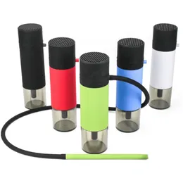 Portable Hookah Set with Protective Cover for Car Outdoor Travel Chicha Sheesha Narguiles Smoking Accessories Small Shisha Kit 240104